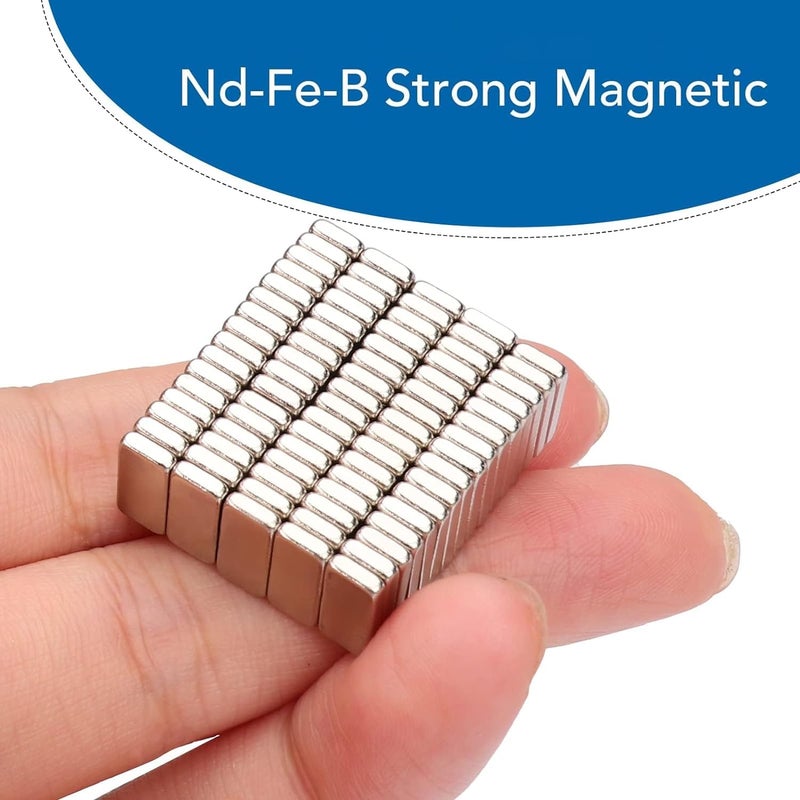 LOVIMAG 10x5x2mm Small Bar Magnets, Rare Earth Magnet Strong, 120Pcs Neodymium Magnets for Crafts, Whiteboard, Fridge, Science, Office and DIY - Image 5